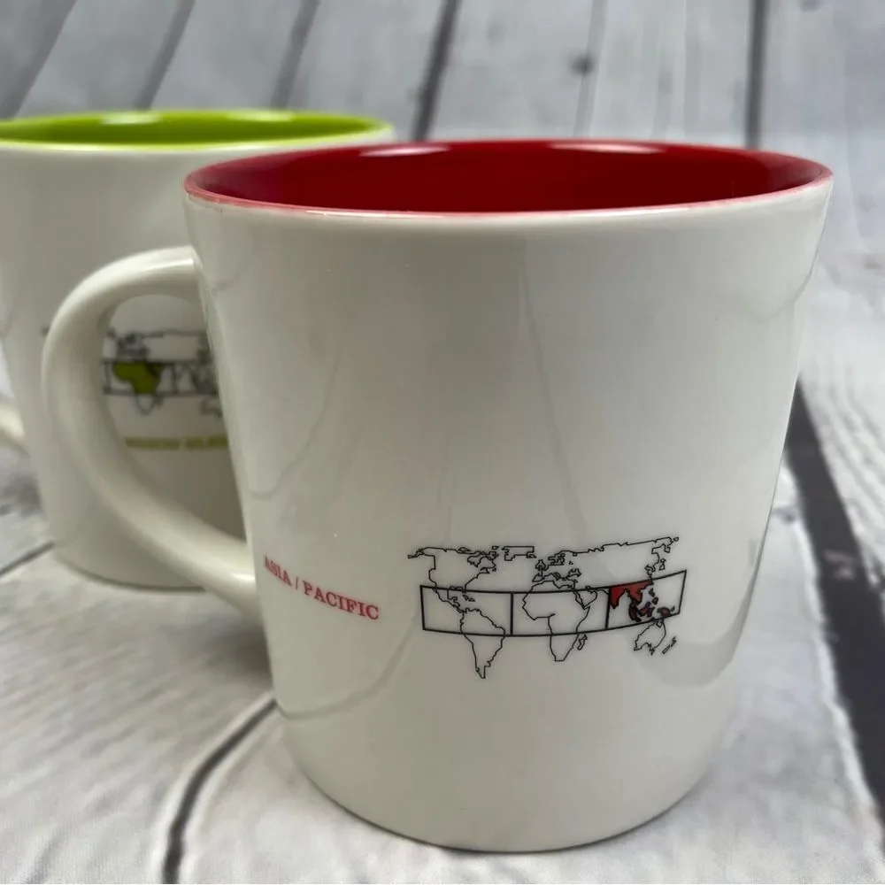 STARBUCK set of 2 ceramic mugs Regional Collection 2006 - Picture 4 of 10